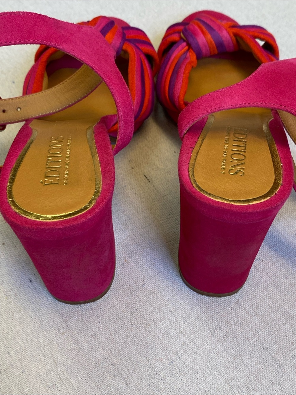 Sezane Editions Carmela High Sandals Size 39 - Picture 7 of 11